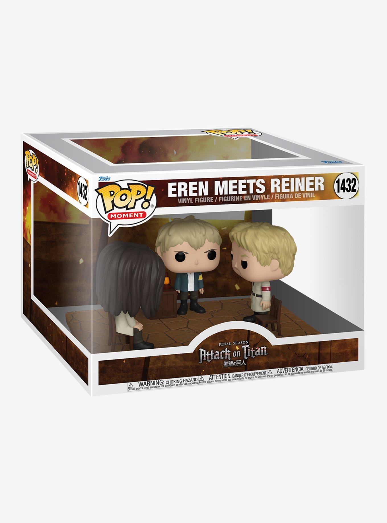 Funko Pop! Moment Attack on Titan Eren Meets Reiner Vinyl Figure, , alternate