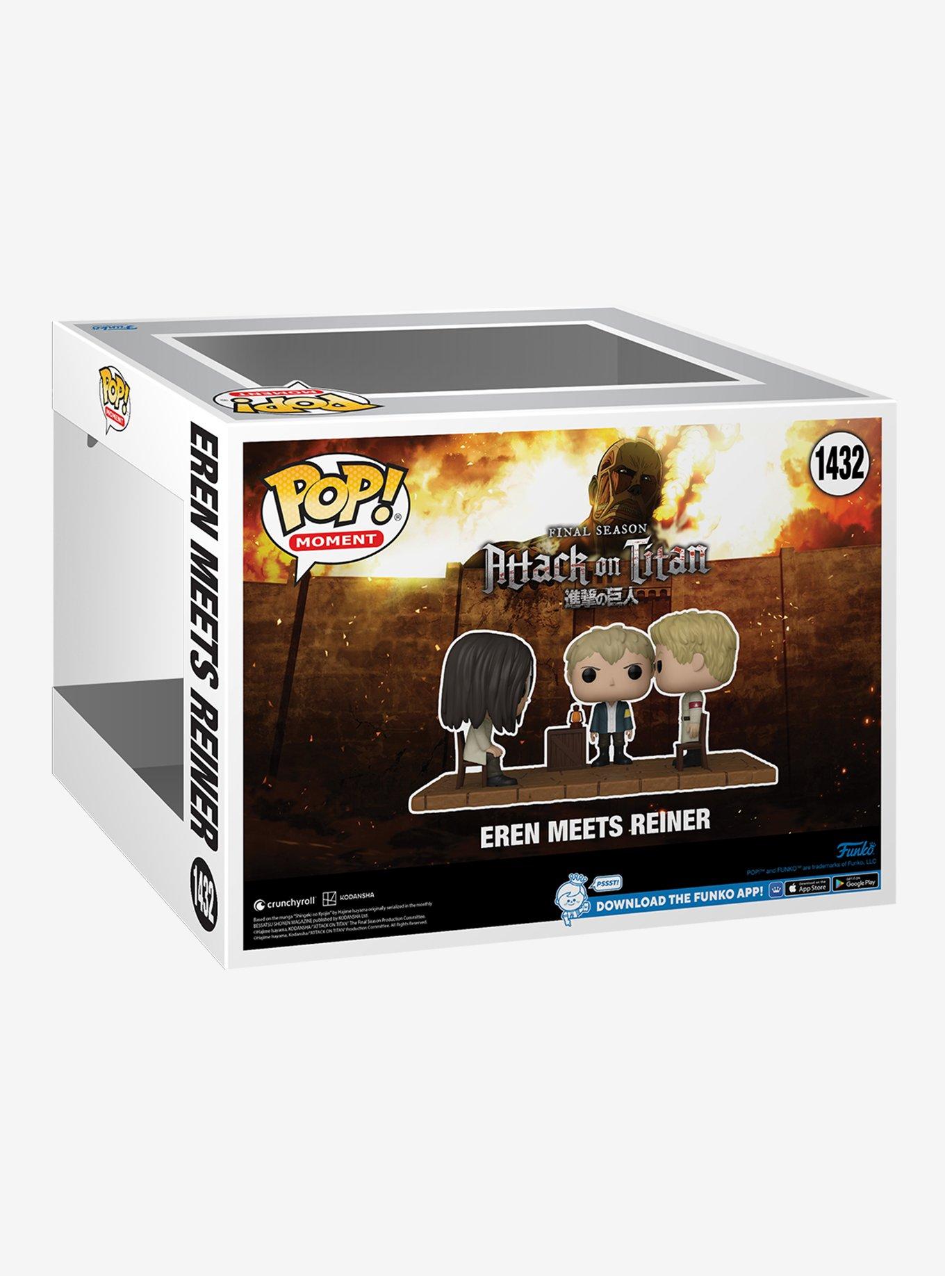 Funko Pop! Moment Attack on Titan Eren Meets Reiner Vinyl Figure, , alternate