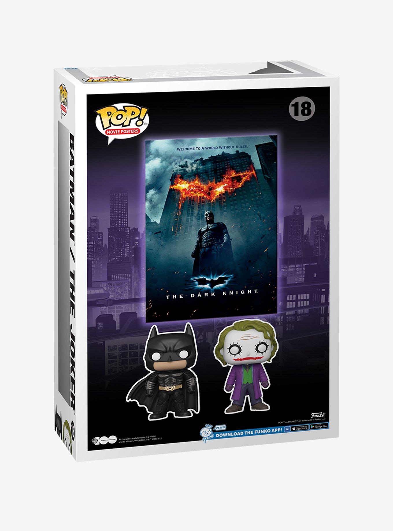 Funko Pop! Movie Posters DC Comics The Dark Knight Batman & The Joker Vinyl Figures, , alternate