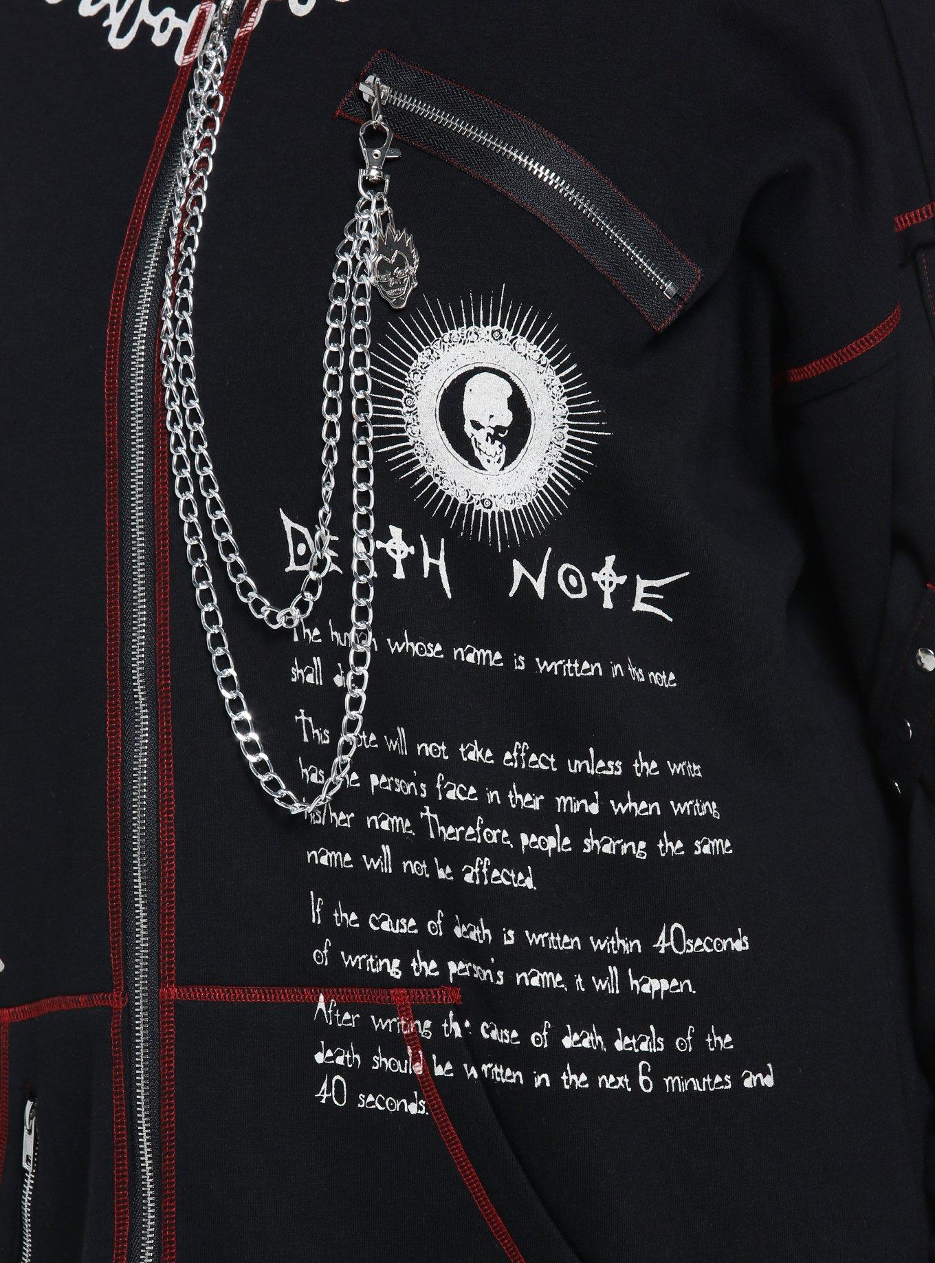 Death Note Hardware Girls Oversized Hoodie, MULTI, alternate