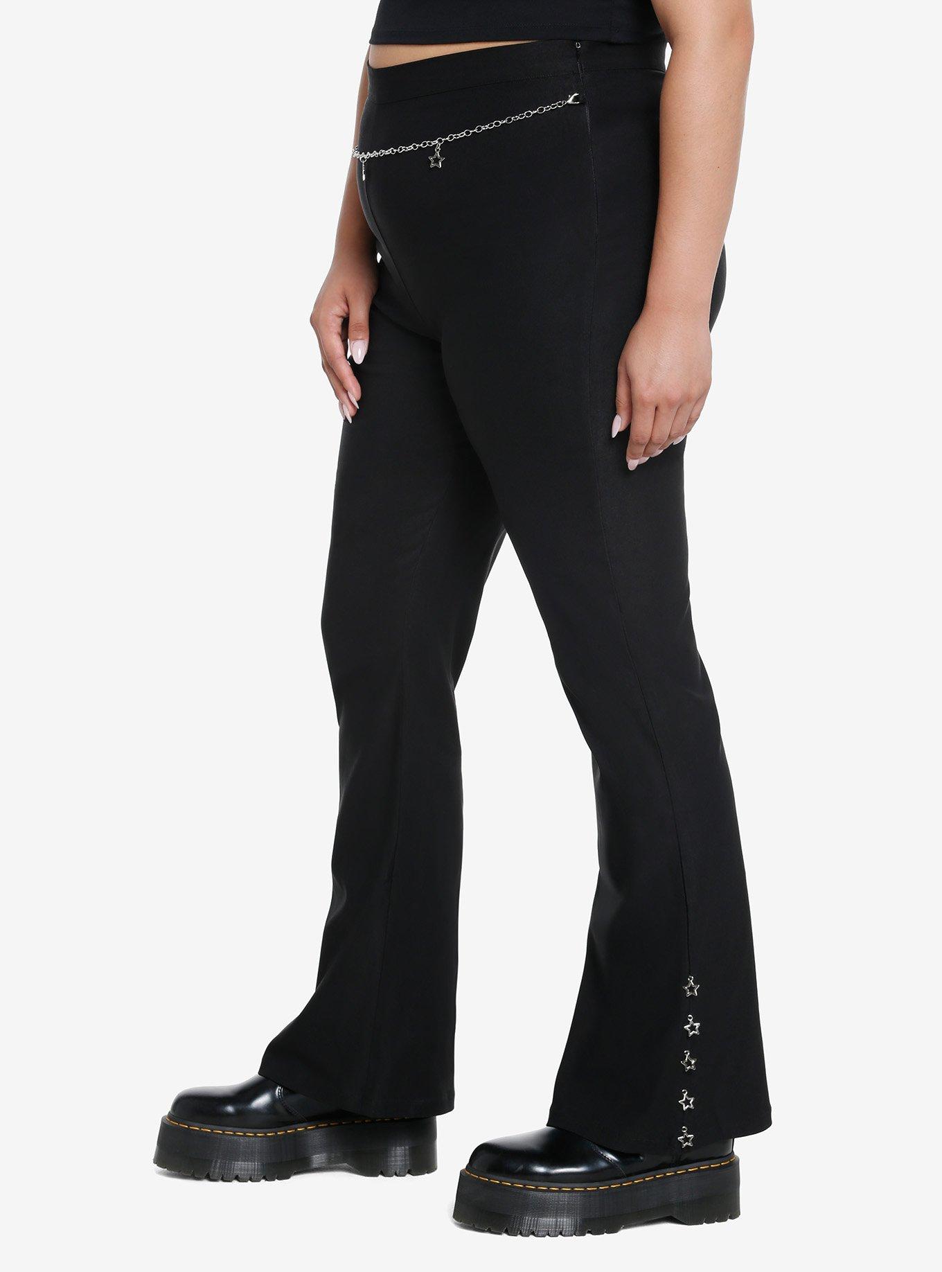 Star Chain Flare Leggings Plus Size