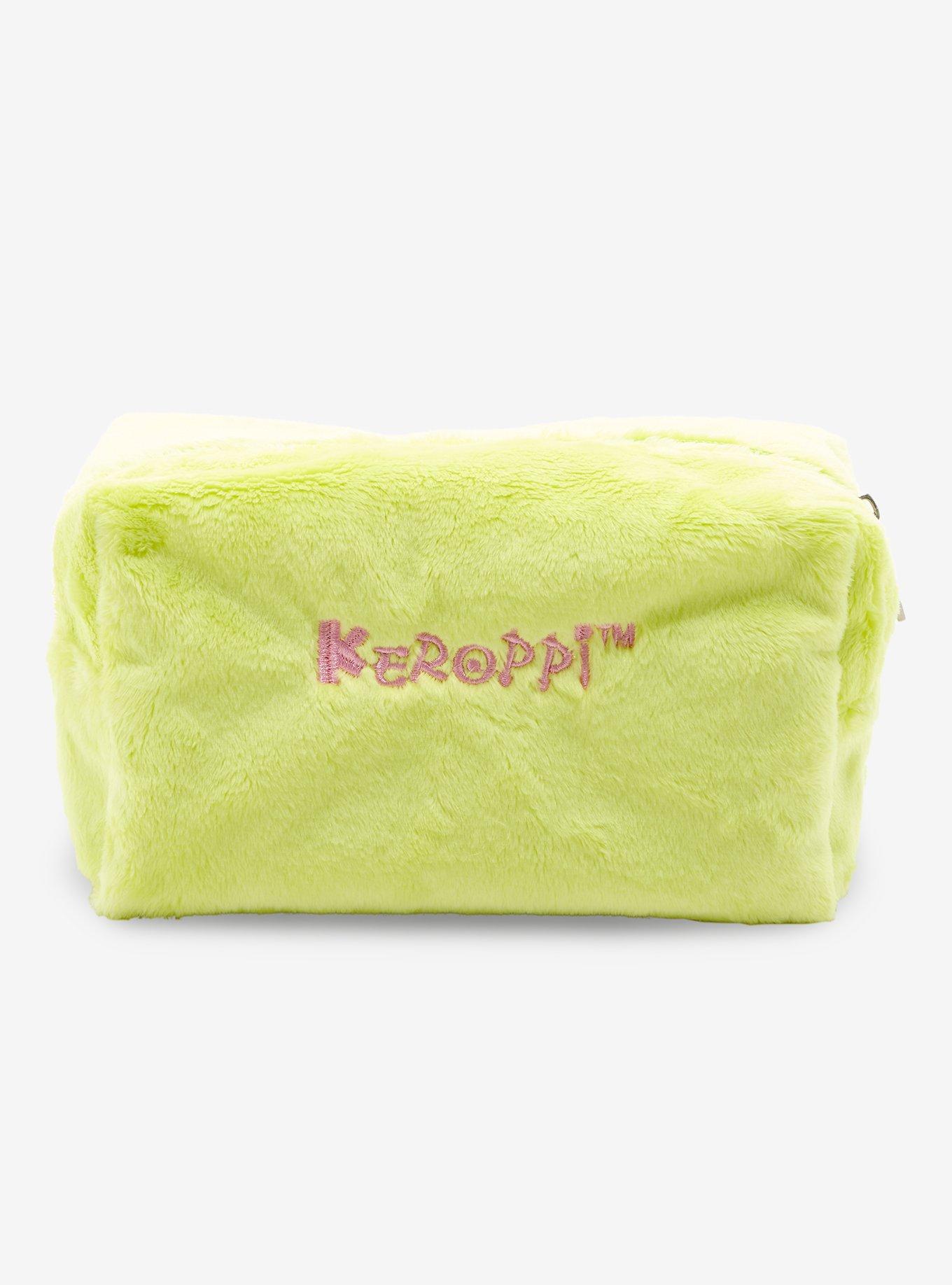 Keroppi Furry Makeup Bag, , alternate
