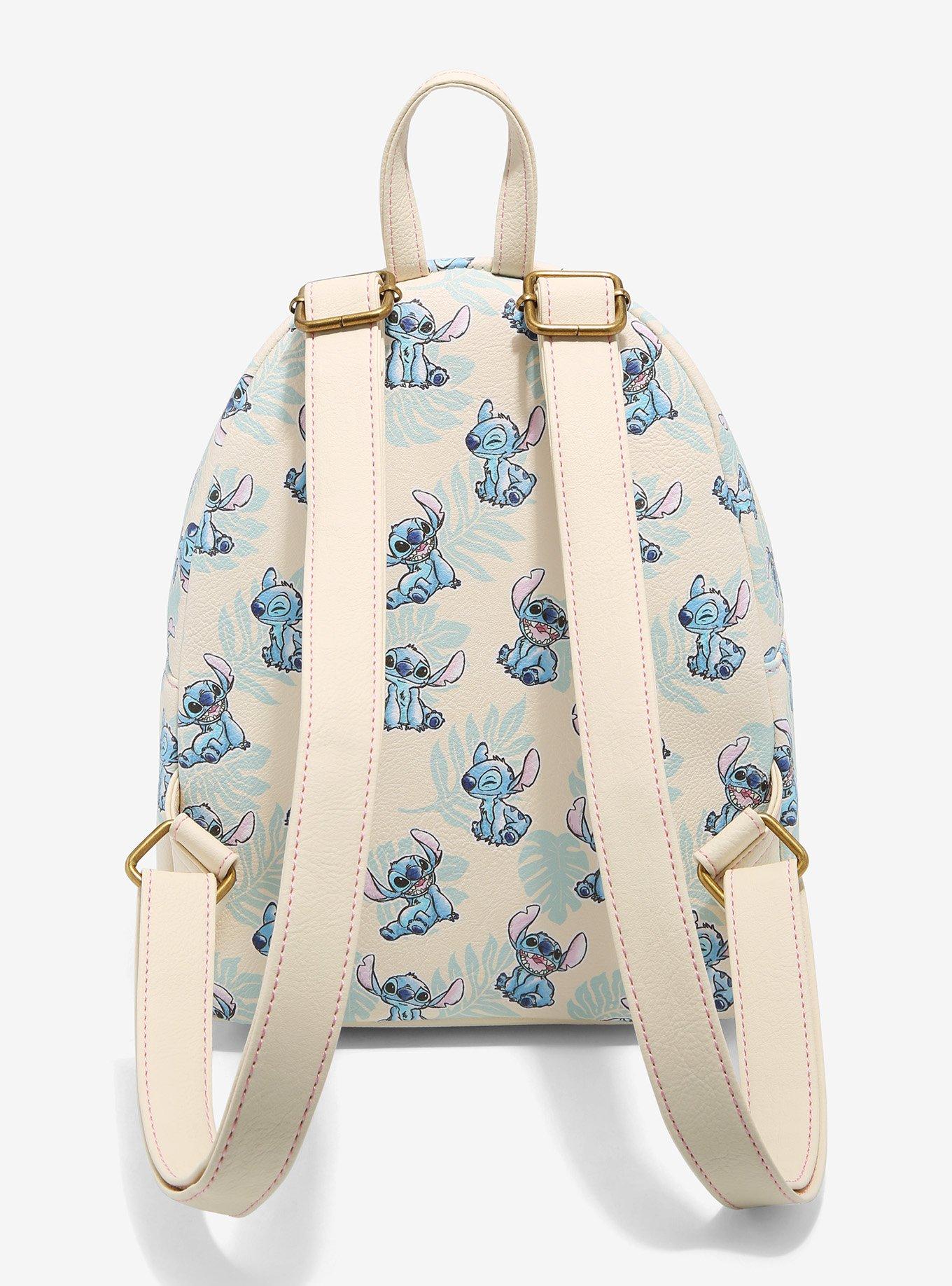 Loungefly Disney Lilo & Stitch Tropical Leaves Mini Backpack, , alternate