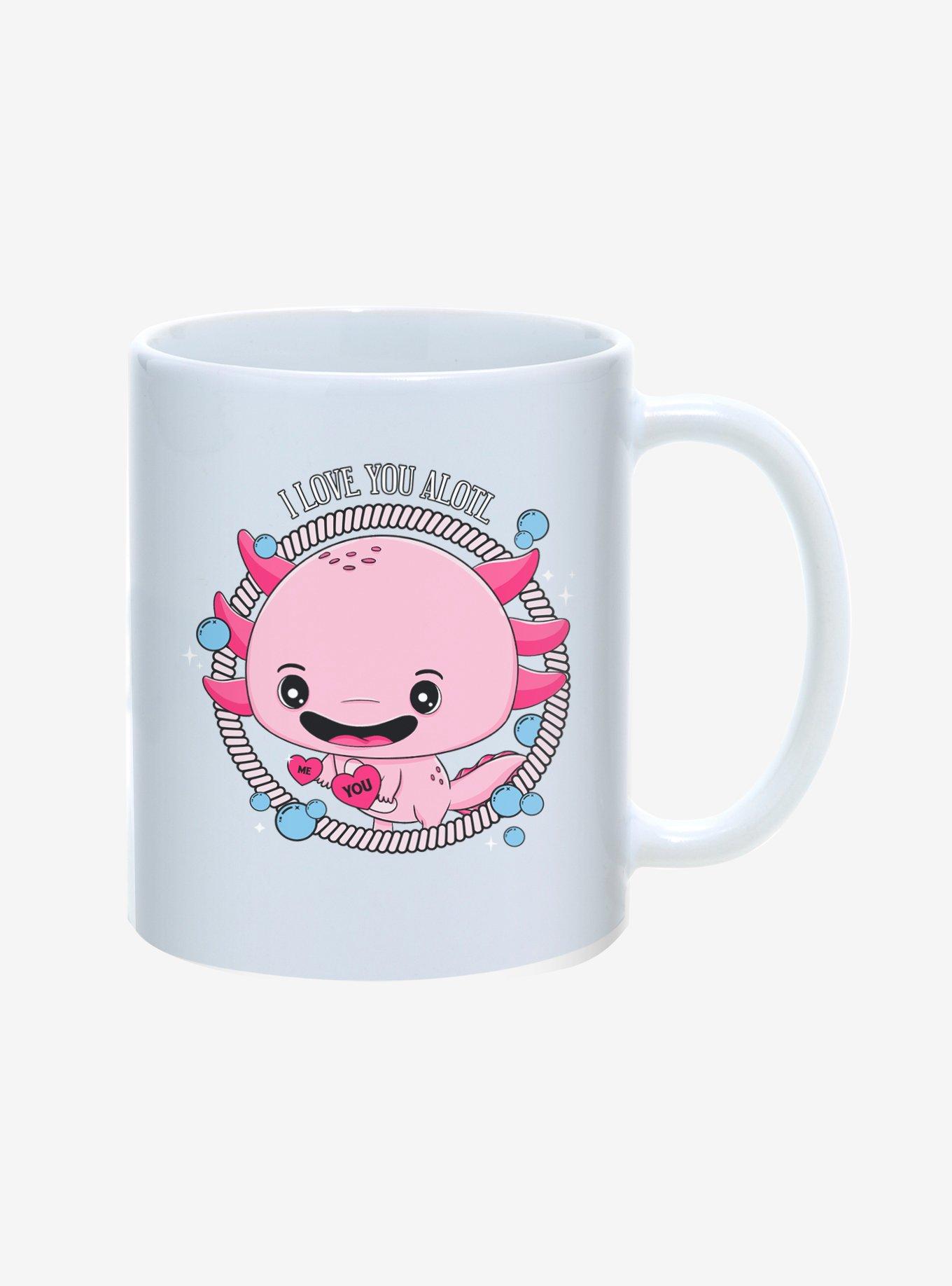 Axolotl I Love You Alotl Mug 11oz, , alternate