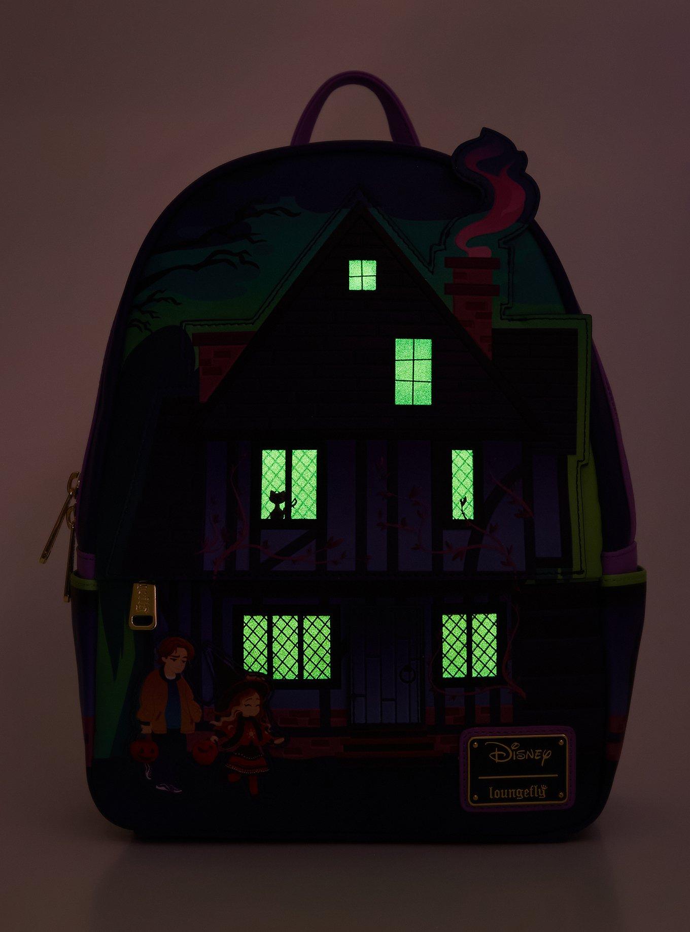 Loungefly Disney Hocus Pocus Sanderson Sisters' House Glow-in-the-Dark Mini Backpack, , alternate