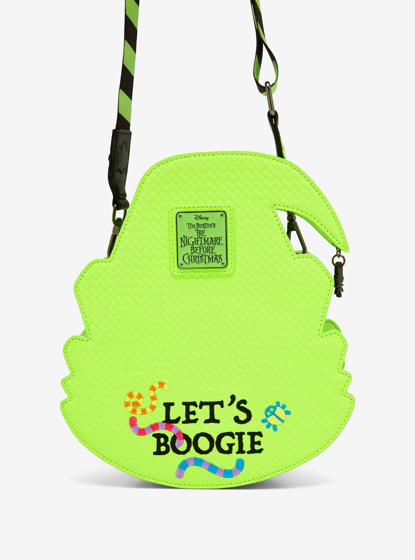 Loungefly Disney The Nightmare Before Christmas Oogie Boogie Figural Glow-in-the-Dark Crossbody Bag , , alternate