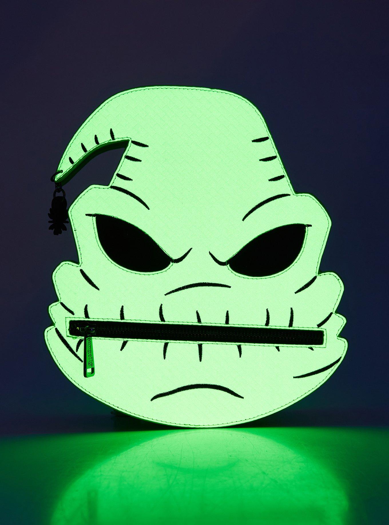 Loungefly Disney The Nightmare Before Christmas Oogie Boogie Figural Glow-in-the-Dark Crossbody Bag , , alternate