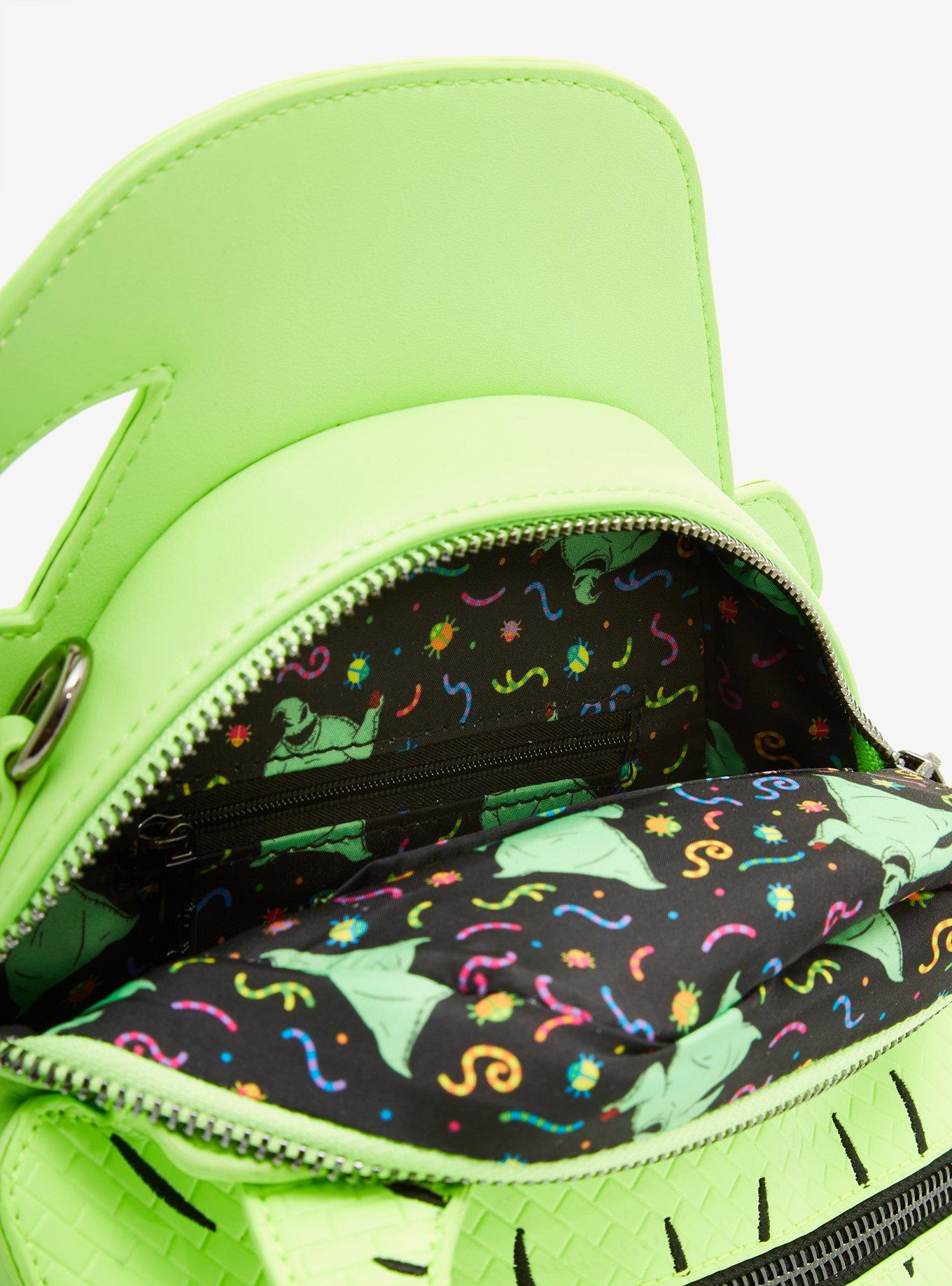 Loungefly Disney The Nightmare Before Christmas Oogie Boogie Figural Glow-in-the-Dark Crossbody Bag , , alternate