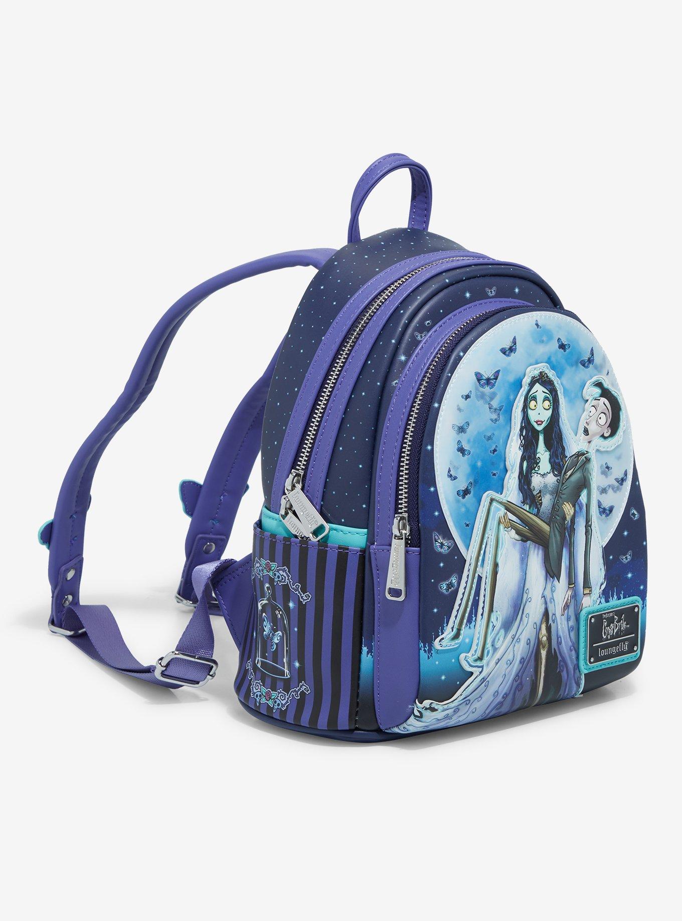 Loungefly Corpse Bride Emily & Victor Moon Portrait Mini Backpack, , alternate