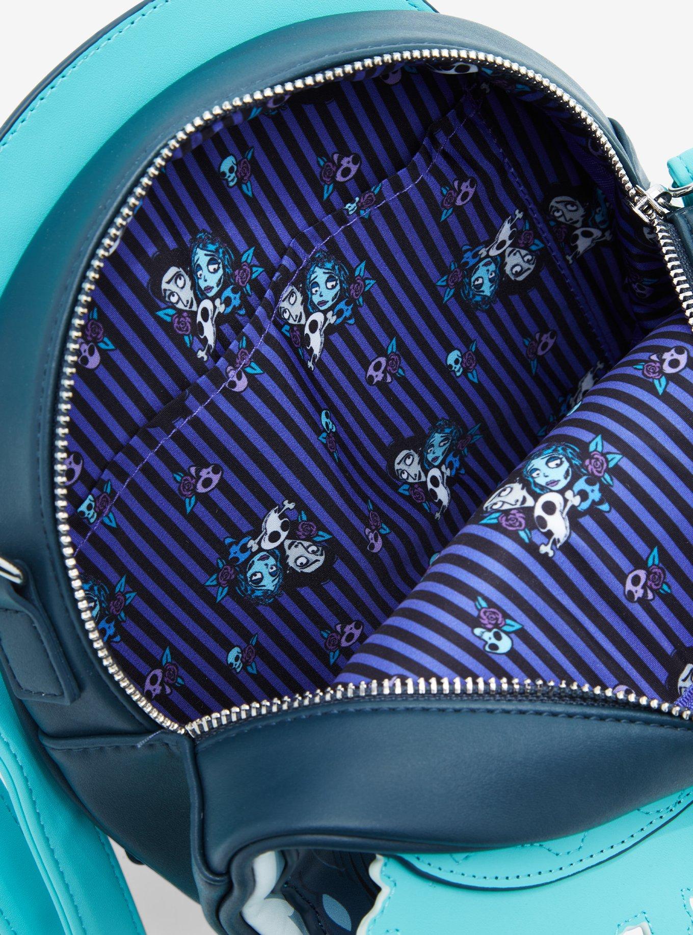 Loungefly Corpse Bride Emily Glow-in-the-Dark Figural Crossbody Bag, , alternate