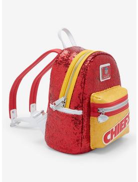 Loungefly NFL Kansas City Chiefs Sequin Mini Backpack, , hi-res