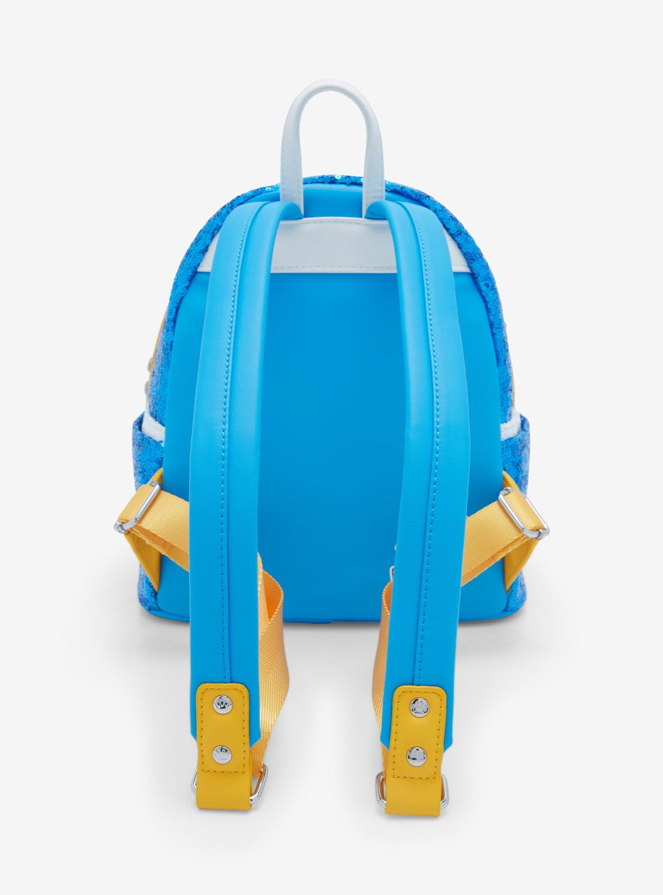 Loungefly NFL Los Angeles Chargers Sequin Mini Backpack, , alternate