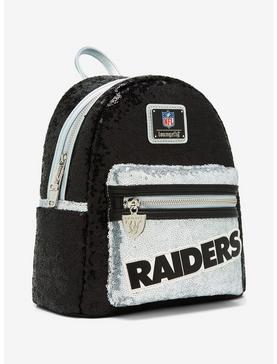 Loungefly NFL Las Vegas Raiders Sequin Mini Backpack, , hi-res