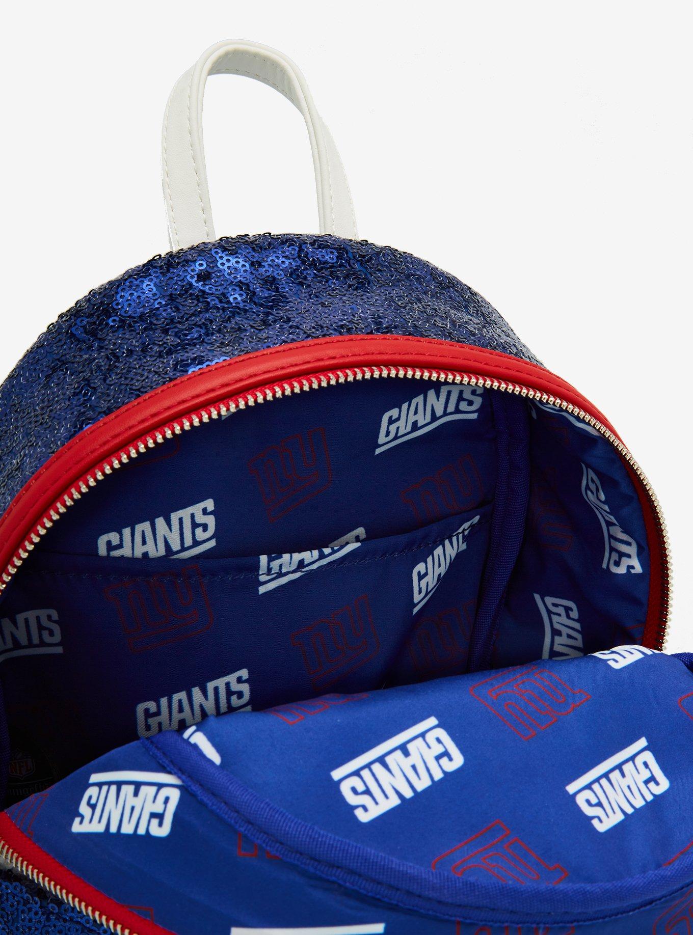 Loungefly NFL New York Giants Sequin Mini Backpack , , alternate