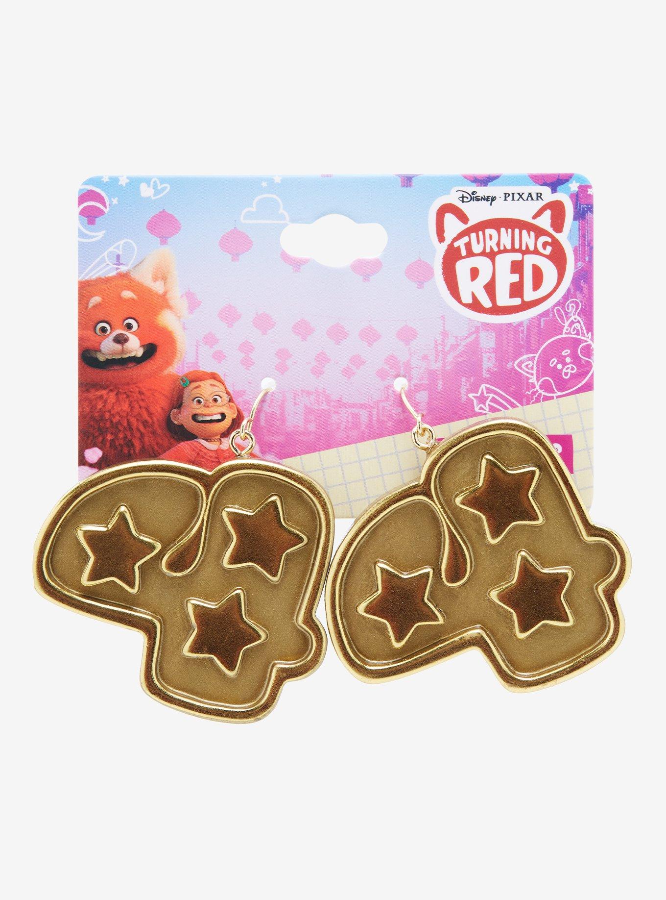 Disney Pixar Turning Red 4*Town Logo Earrings - BoxLunch Exclusive, , alternate