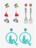 Disney The Little Mermaid Icons & Characters Earring Set - BoxLunch Exclusive, , alternate
