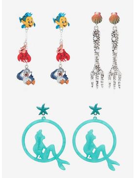 Disney The Little Mermaid Icons & Characters Earring Set - BoxLunch Exclusive, , hi-res