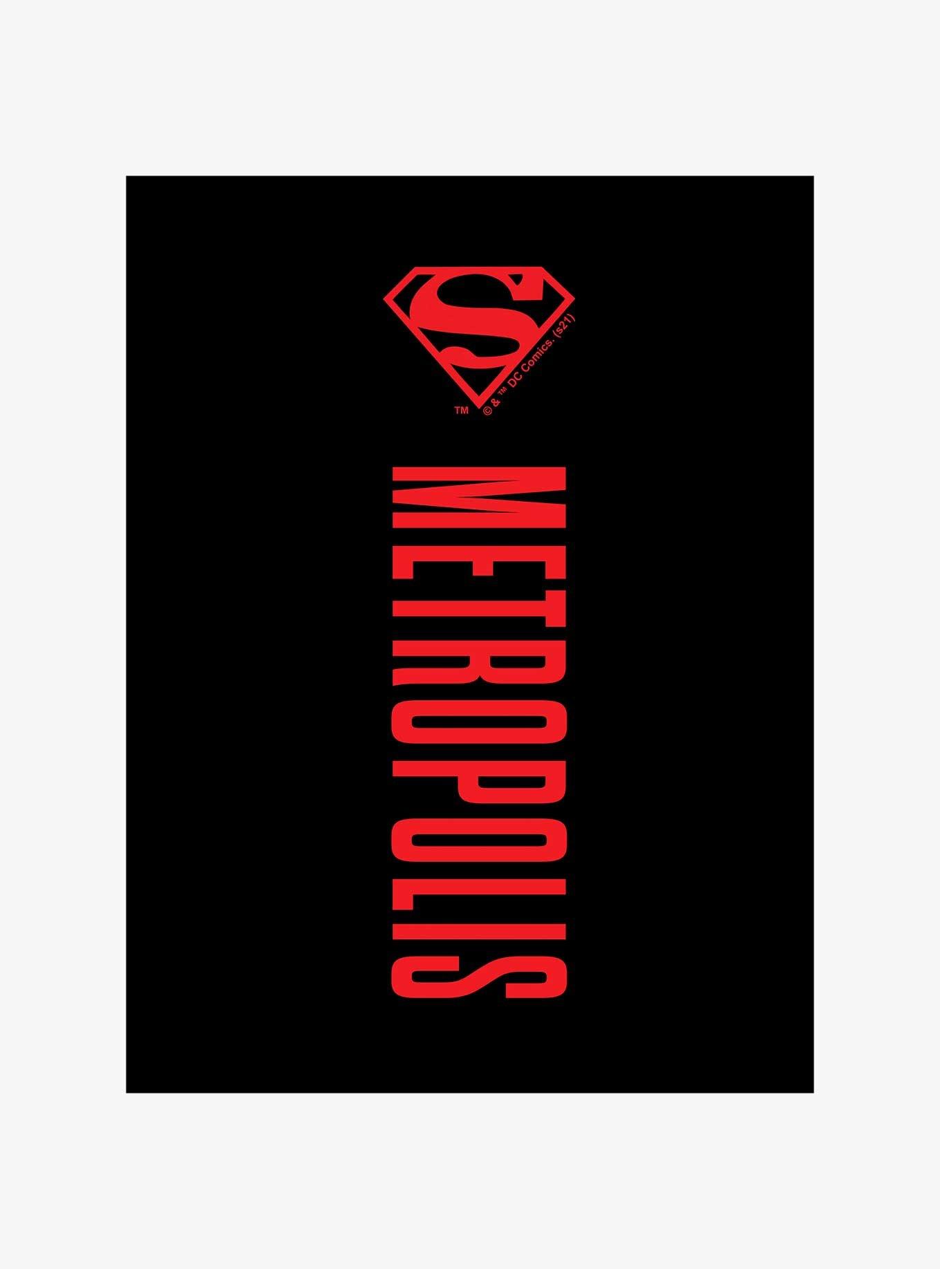 DC Comics Superman Metropolis Logo Jogger Sweatpants, BLACK, alternate