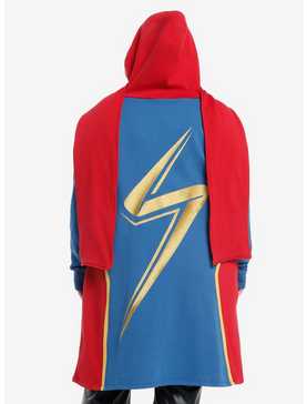 Her Universe Marvel The Marvels Ms. Marvel Hooded Scarf Long Cardigan Plus Size, , hi-res