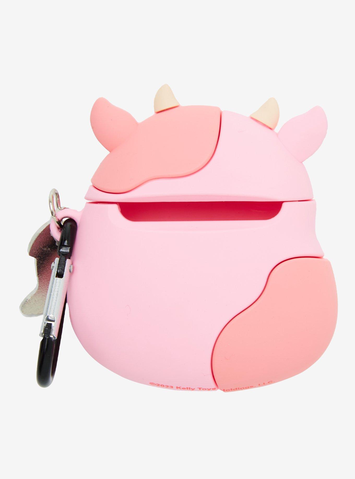 Squishmallows Strawberry Cow Wireless Earbud Case Cover, , alternate