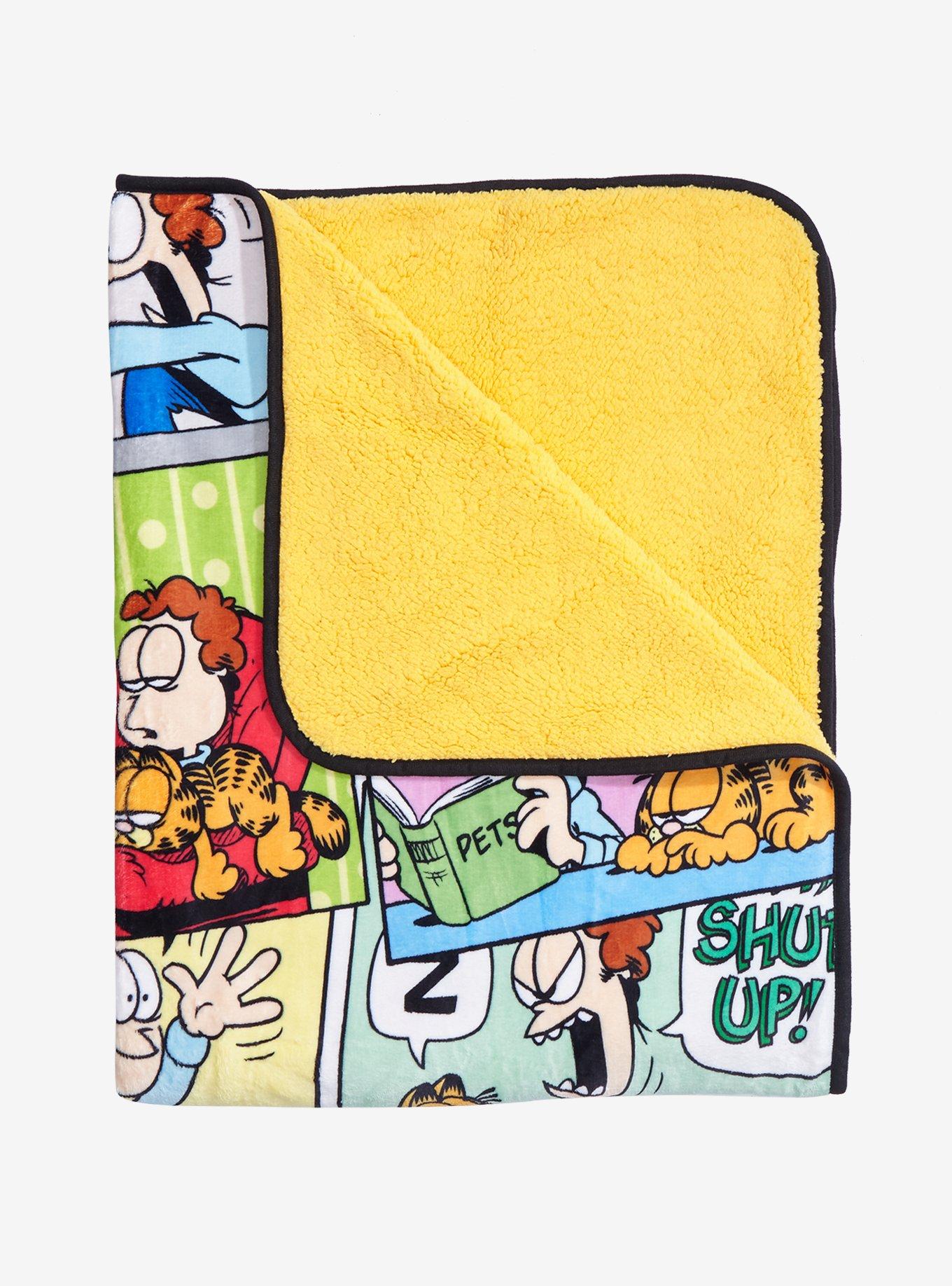Garfield Comic Panels Throw Blanket, , alternate