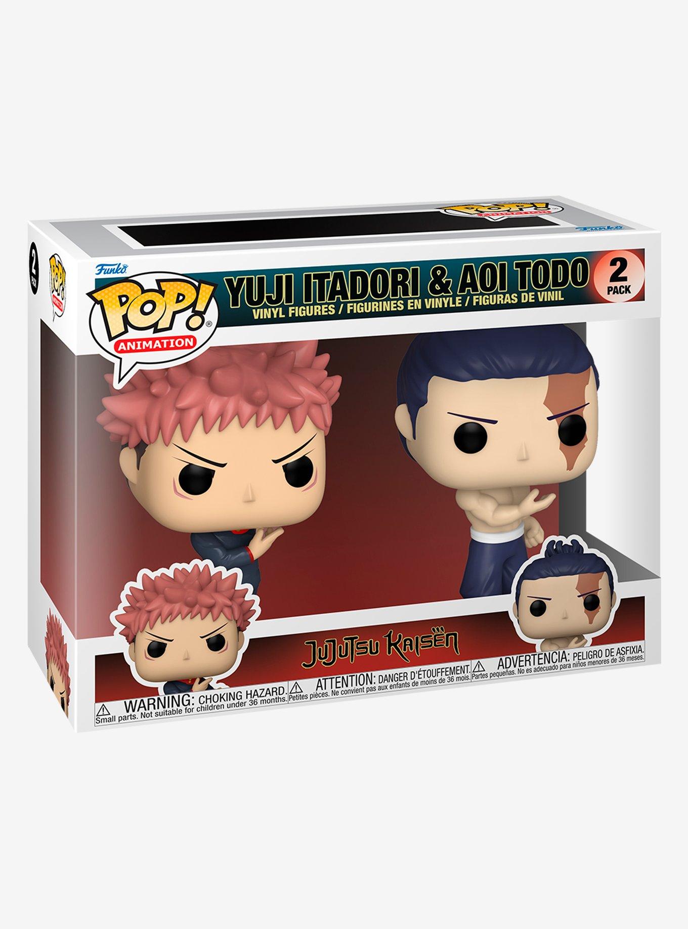 Funko Jujutsu Kaisen Pop! Animation Yuji Itadori & Aoi Todo Vinyl Figure Set, , alternate