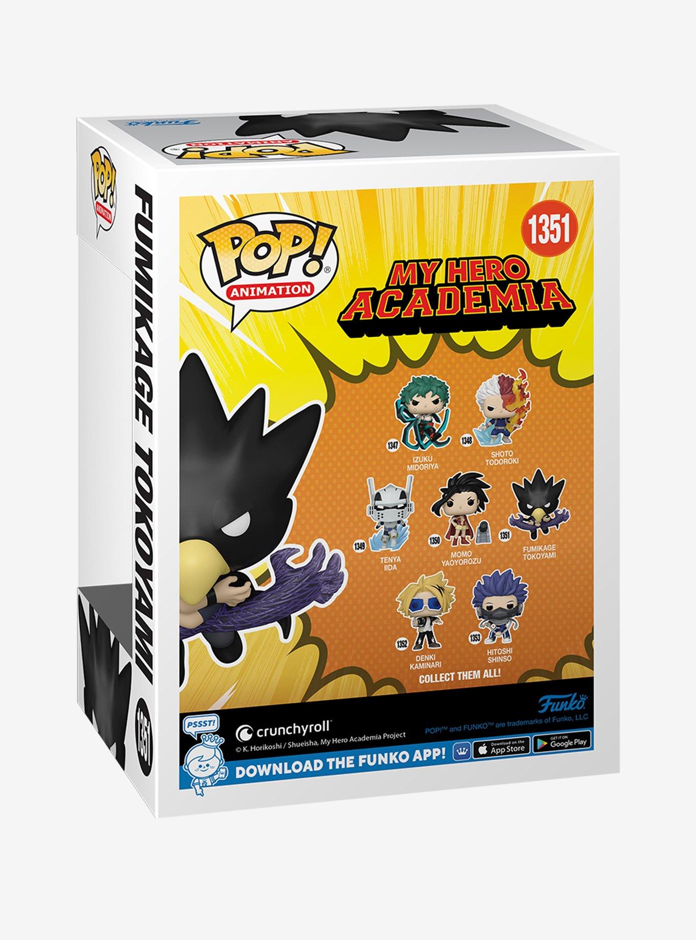 Funko My Hero Academia Pop! Animation Fumikage Tokoyami Vinyl Figure, , alternate