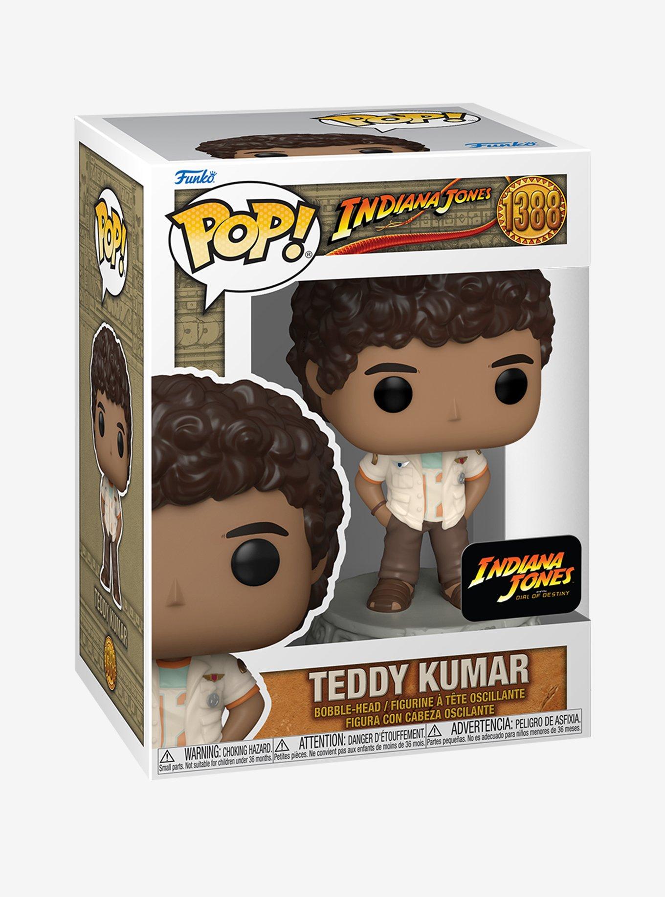 Funko Indiana Jones And The Dial Of Destiny Pop! Teddy Kumar Vinyl Bobble-Head Figure, , alternate