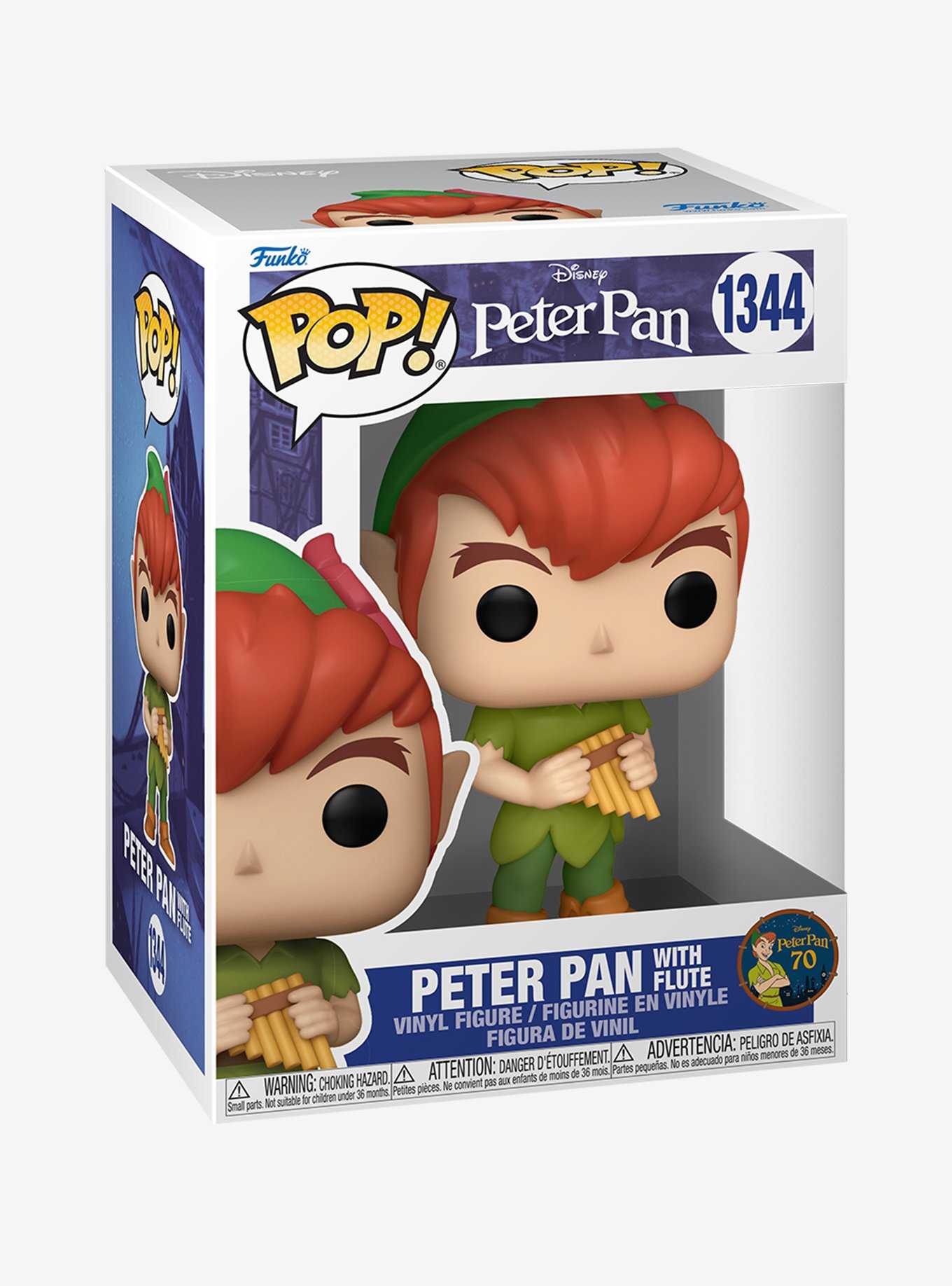 Funko Disney Peter Pan Pop! Peter Pan With Flute Vinyl Figure, , hi-res
