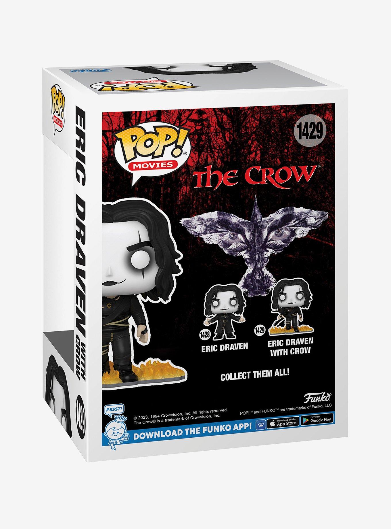 Funko The Crow Pop! Movies Eric Draven With Crow Vinyl Figure, , alternate