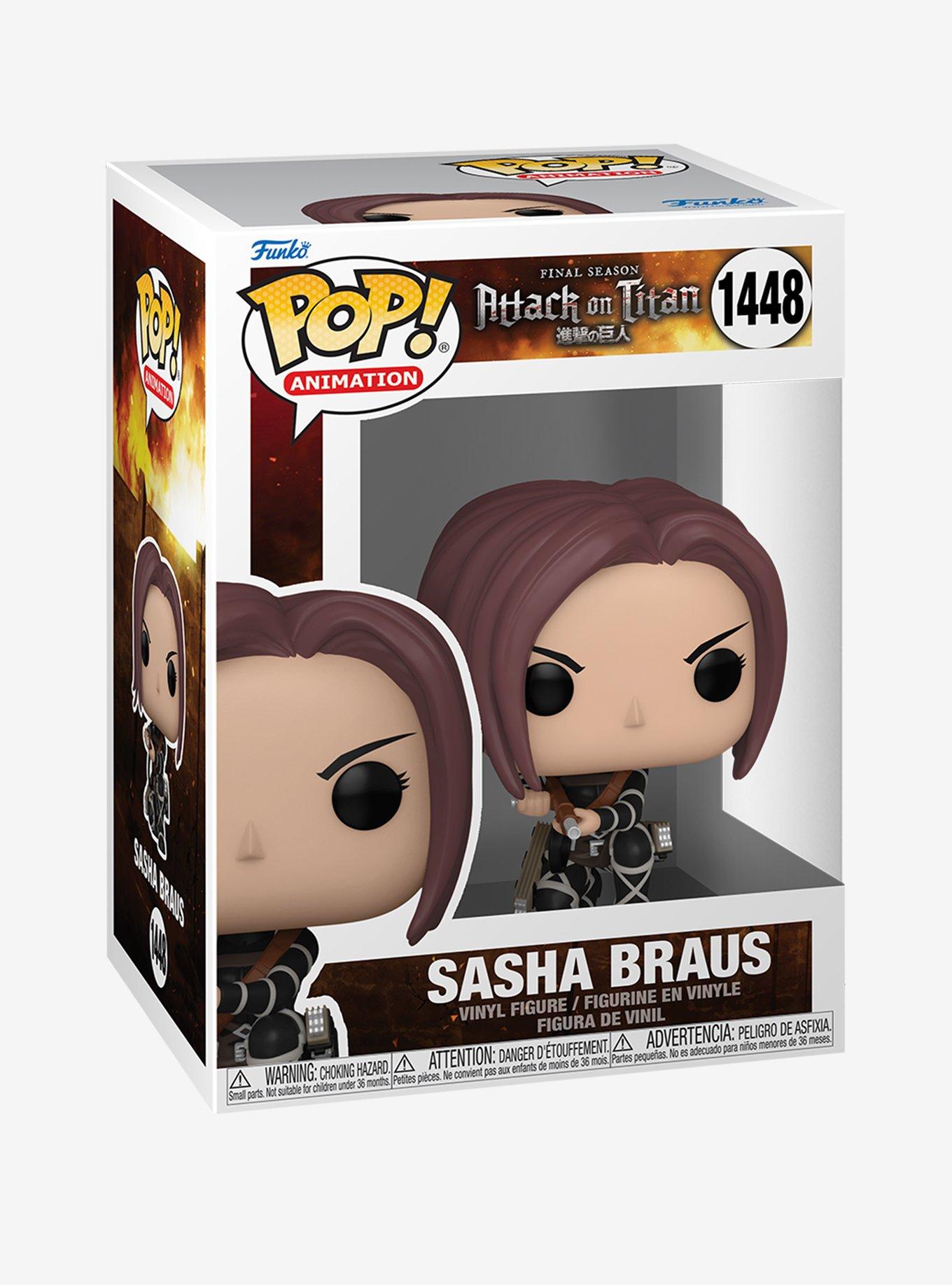 Funko Attack On Titan Final Season Pop! Animation Sasha Braus Vinyl Figure, , alternate