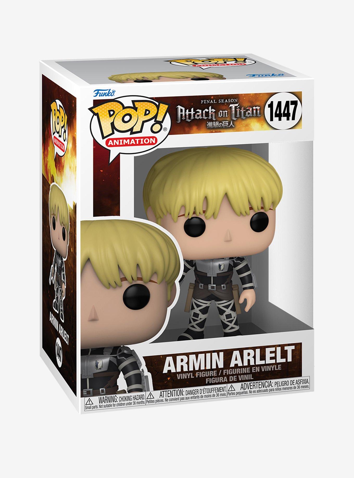 Funko Attack On Titan Final Season Pop! Animation Armin Arlelt Vinyl Figure, , alternate