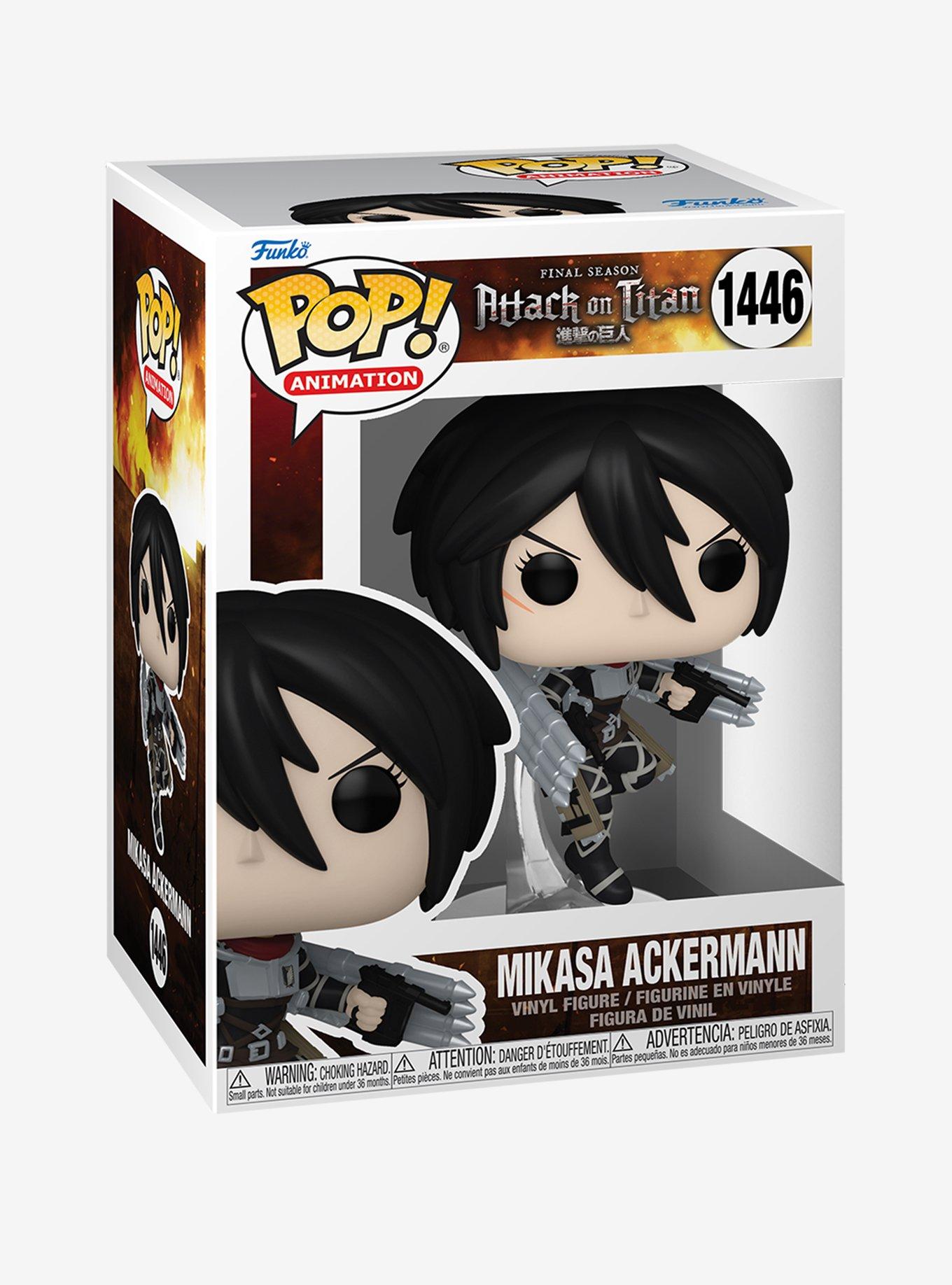 Funko Attack On Titan Final Season Pop! Animation Mikasa Ackermann Vinyl Figure, , alternate