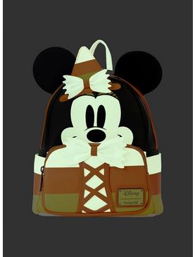 Loungefly Disney Minnie Mouse Candy Corn Glow-in-the-Dark Mini Backpack, , hi-res