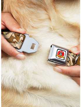 Looney Tunes Wile E Coyote Stacked Seatbelt Buckle Dog Collar, , hi-res