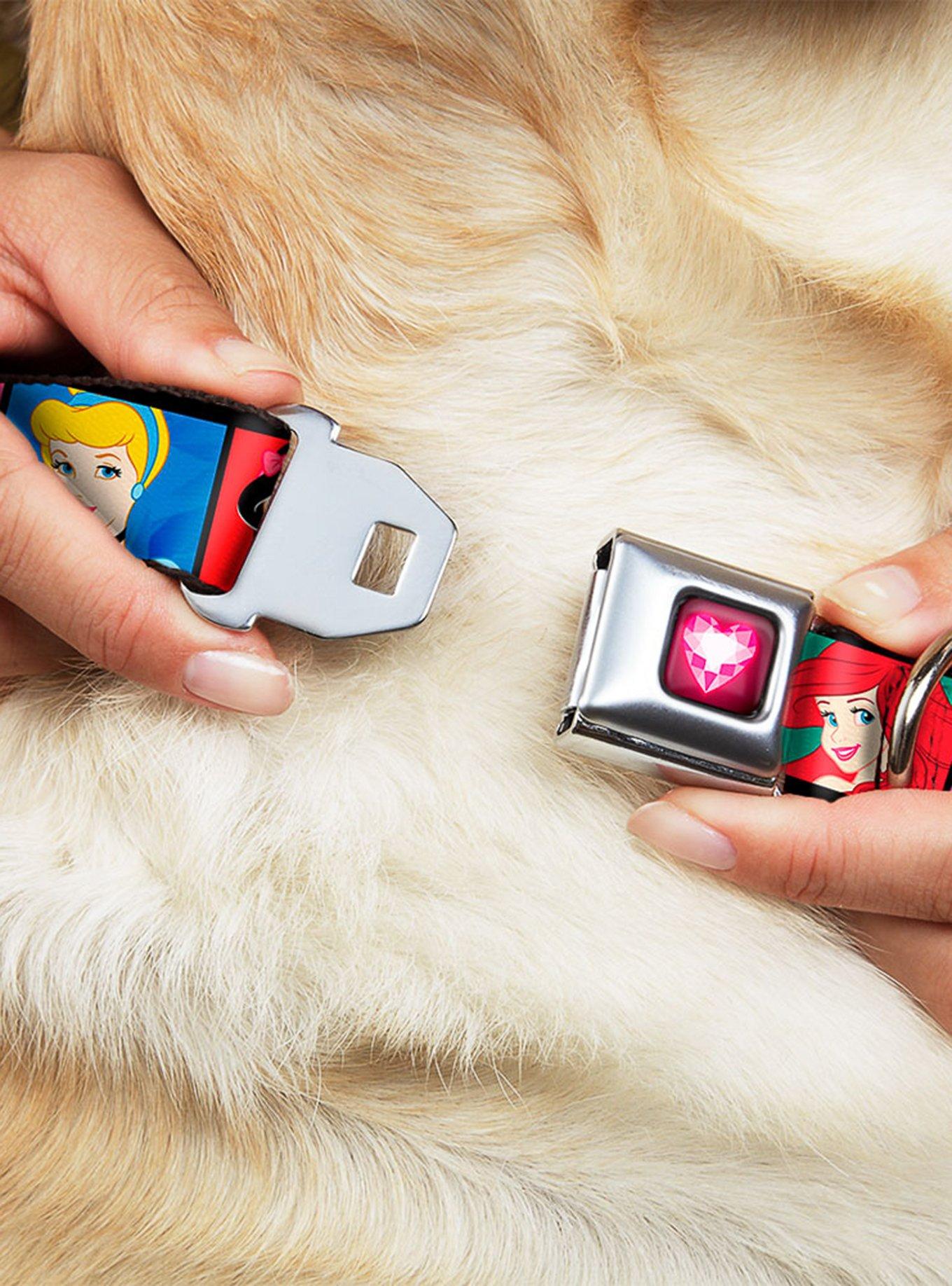 Disney Princess Blocks Seatbelt Buckle Dog Collar, , hi-res