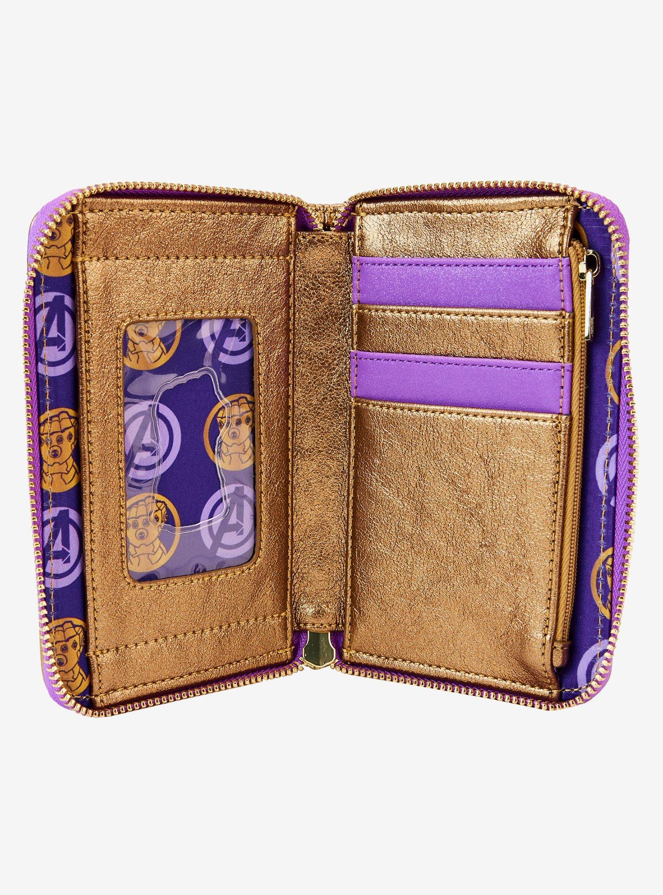 Loungefly Marvel The Infinity Saga Thanos Gauntlet Zipper Wallet, , alternate