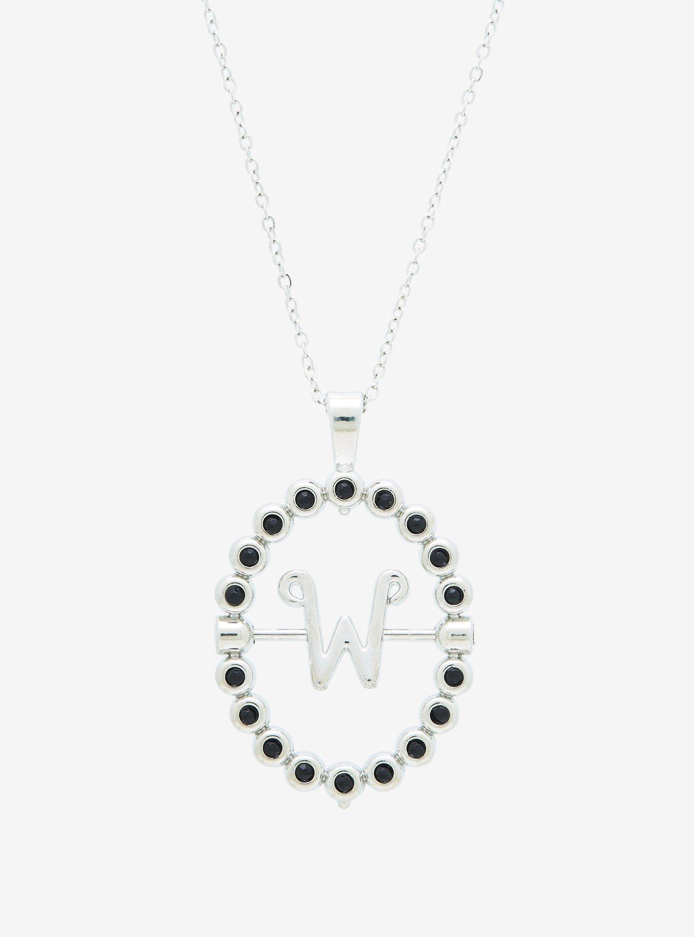Wednesday Morticia Addams Replica Necklace - BoxLunch Exclusive, , alternate