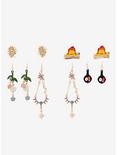 Studio Ghibli Howl's Moving Castle Icons Earring Set - BoxLunch Exclusive, , alternate
