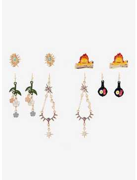 Studio Ghibli Howl's Moving Castle Icons Earring Set - BoxLunch Exclusive, , hi-res