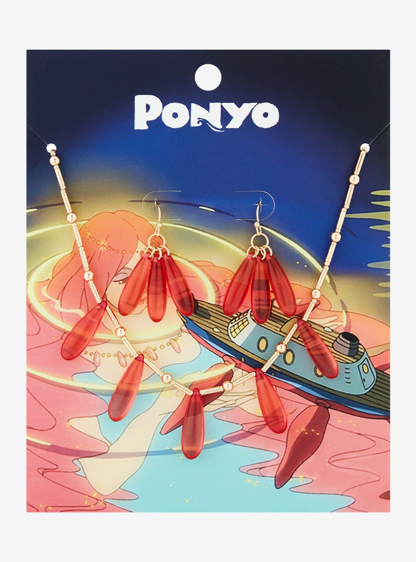 Studio Ghibli Ponyo Granmamare Replica Necklace & Earring Set - BoxLunch Exclusive, , hi-res