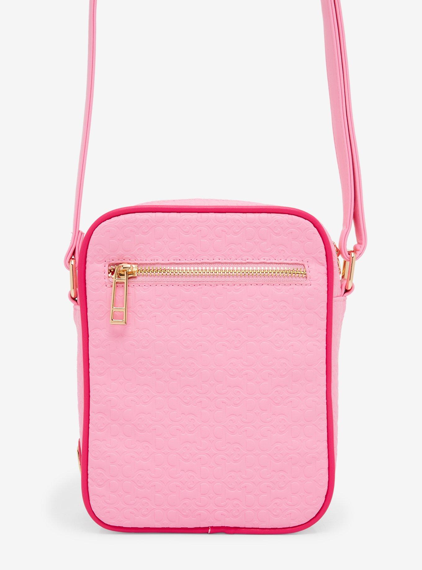 Barbie Allover Print Pin Display Crossbody Bag - BoxLunch Exclusive, , alternate
