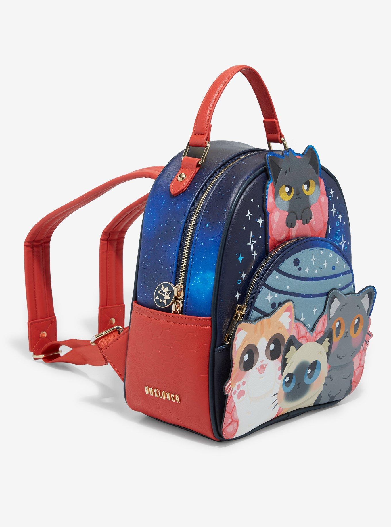 Marvel The Marvels Flerken Kittens Glow-in-the-Dark Mini Backpack - BoxLunch Exclusive, , hi-res