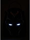 Marvel Black Panter: Wakanda Forever Black Panther Mask Light-Up Mini Backpack - BoxLunch Exclusive, , alternate