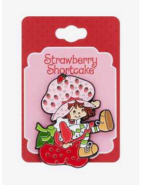 Strawberry Shortcake Sitting Enamel Pin - BoxLunch Exclusive, , hi-res