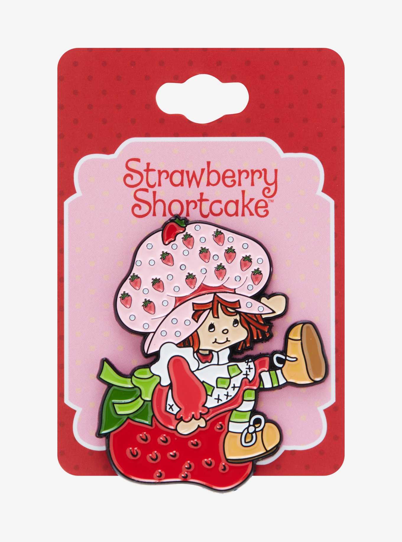 Strawberry Shortcake Sitting Enamel Pin - BoxLunch Exclusive, , hi-res