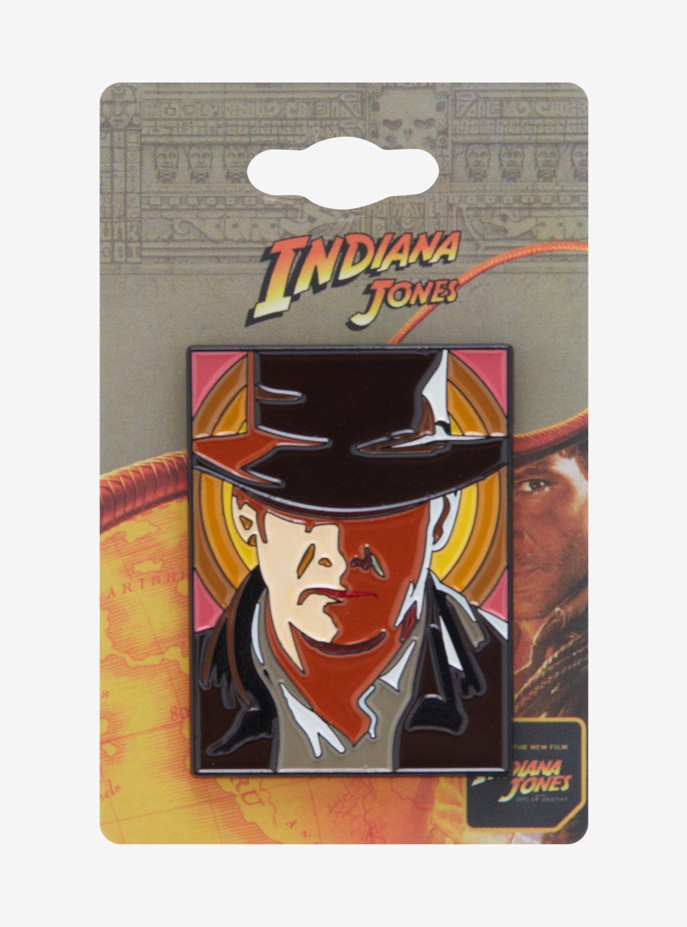 Indiana Jones Tonal Portrait Enamel Pin, , alternate