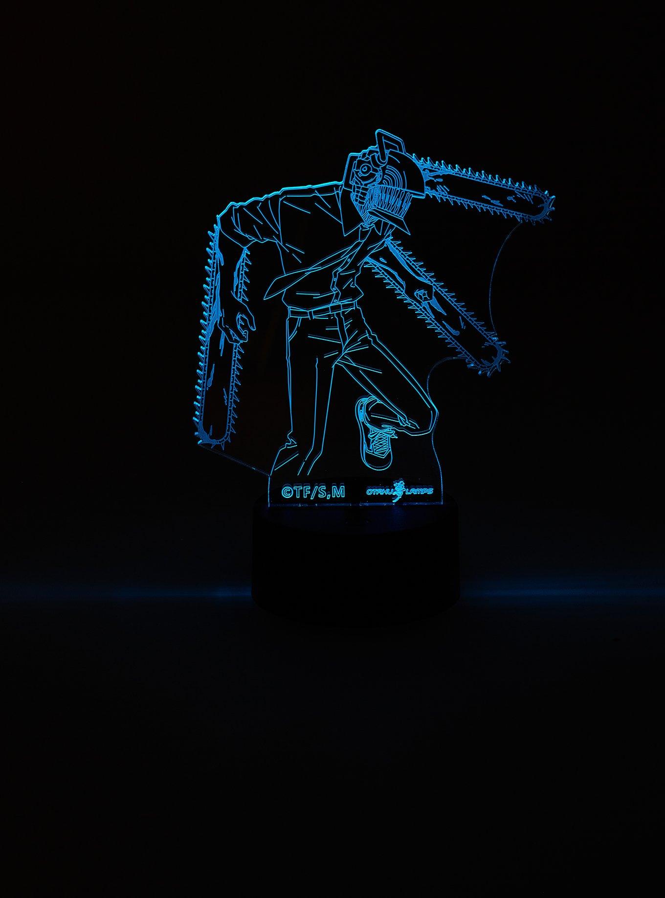 Otaku Lamps Chainsaw Man LED Lamp, , alternate