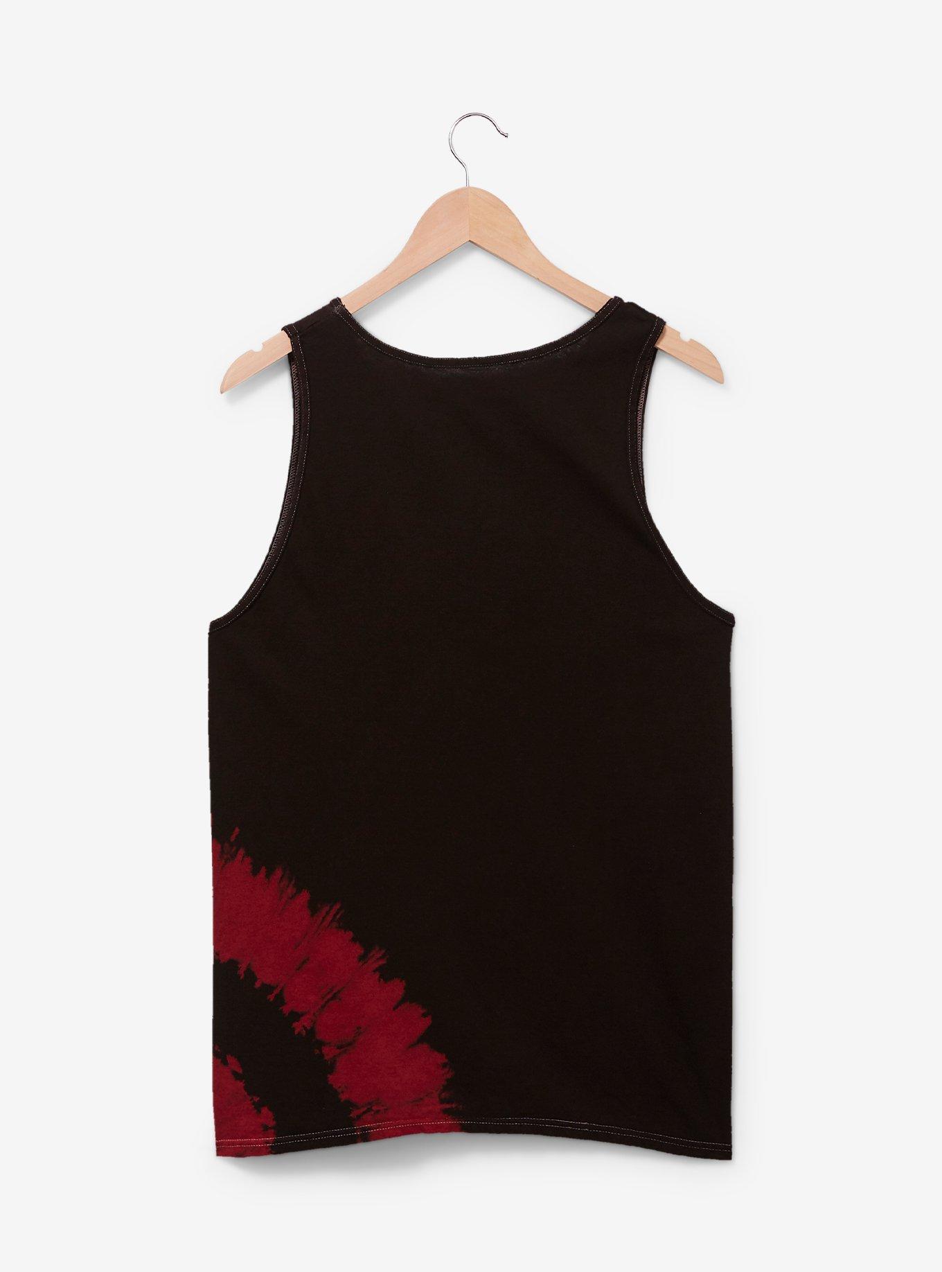 Sonic the Hedgehog Skateboarding Tie-Dye Tank Top - BoxLunch Exclusive, BLACK, alternate