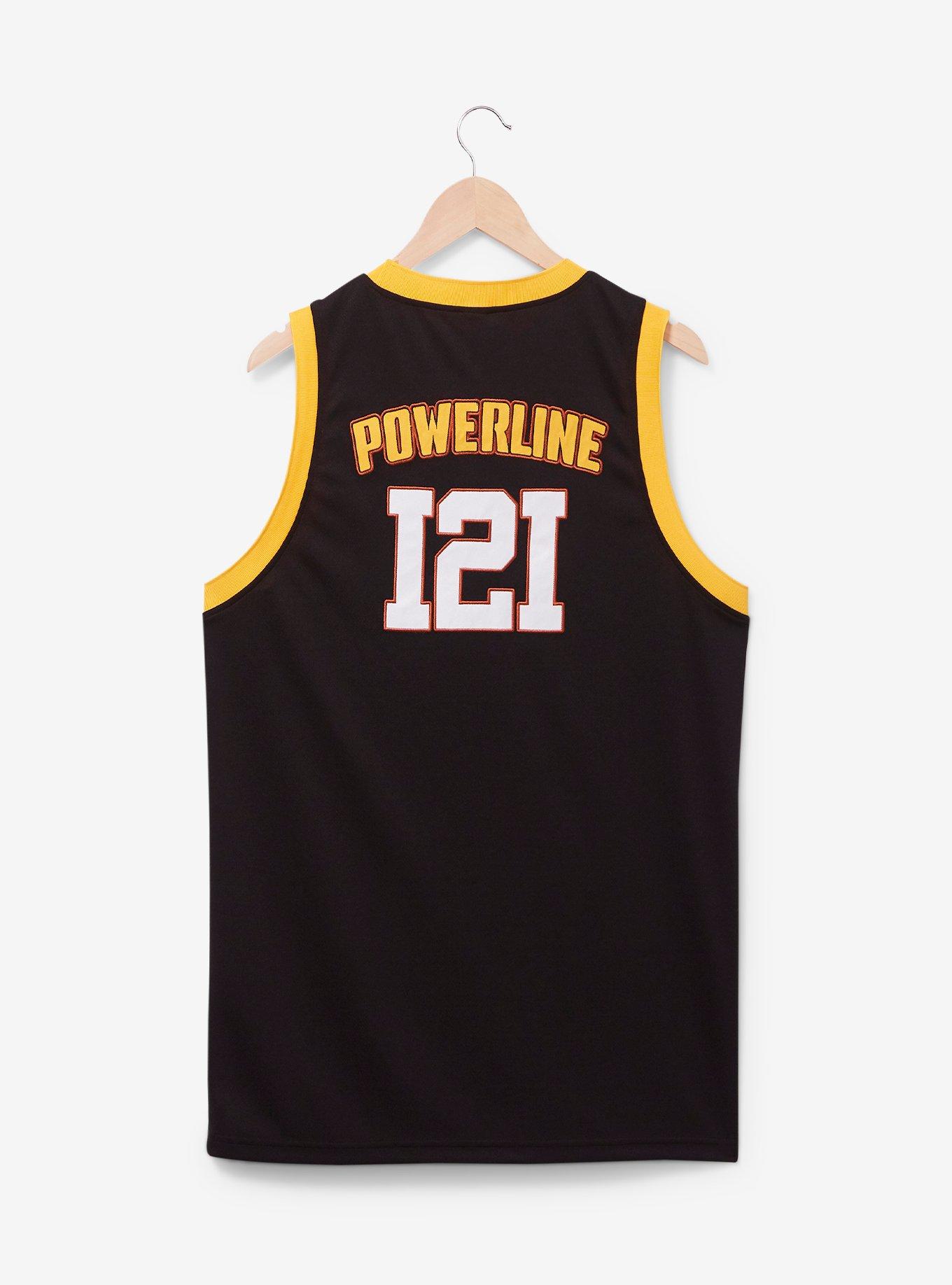 Disney A Goofy Movie Powerline Basketball Jersey - BoxLunch Exclusive, BLACK, alternate